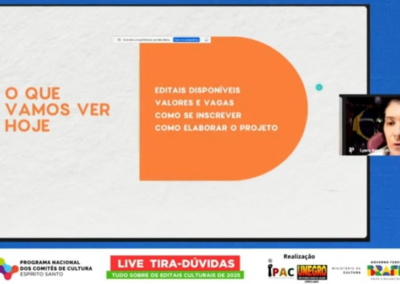 Live tira-dúvidas “Tudo sobre editais culturais 2025”